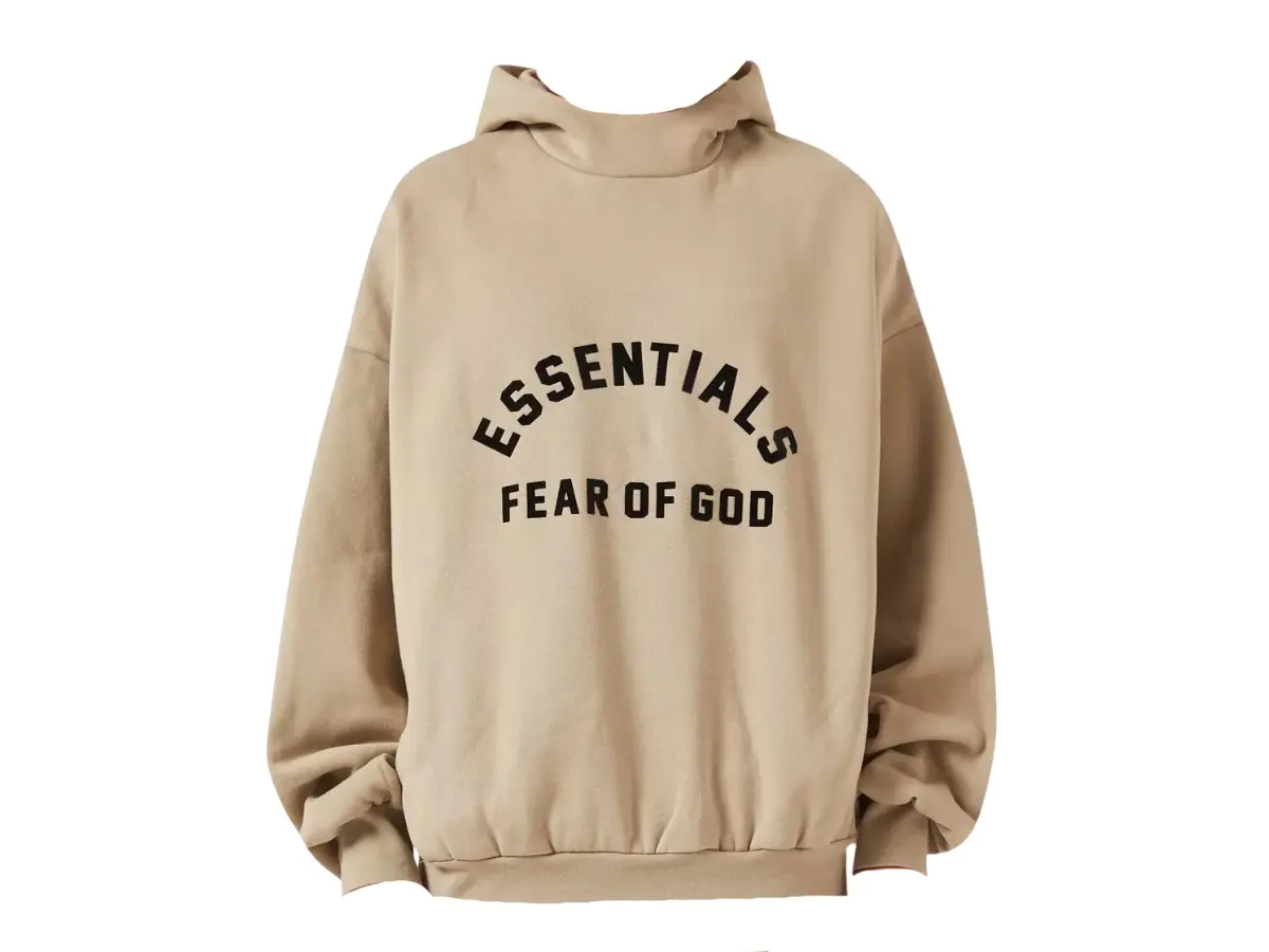 Fear of God Essentials Hoodie Dusty Beige Core